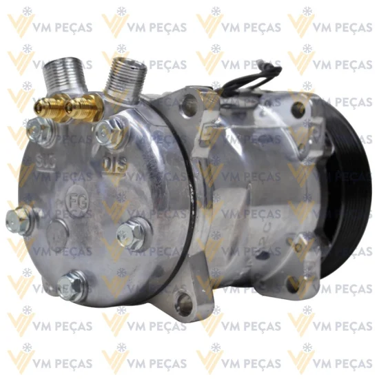 Compressor Sanden SD5H14, 8pk, 12v, Vertical [importado]