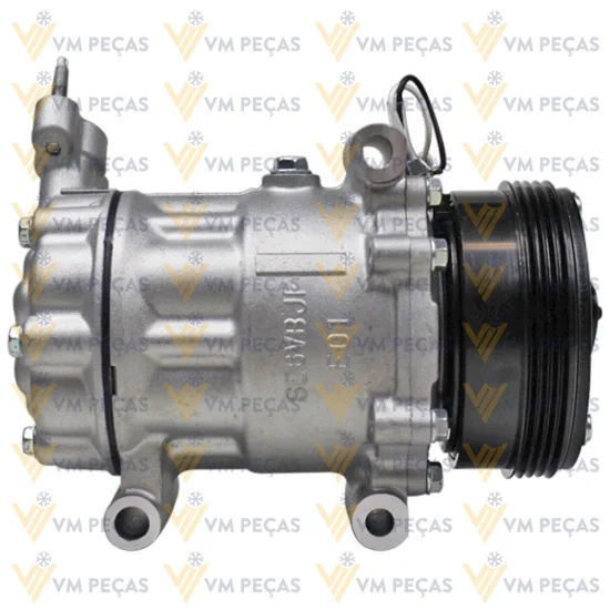 Compressor Sanden SD6V12, 3 Passante, Peugeot 206 1.0 /Renault Clio 4pk [importado]