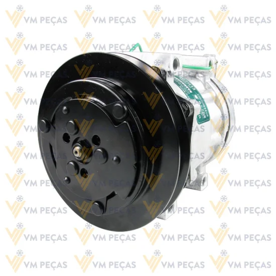 Compressor Sanden SD7H13 Komatsu WA470 /Case /Caterpillar Escavadeira 321, 1B, 24v [importado]
