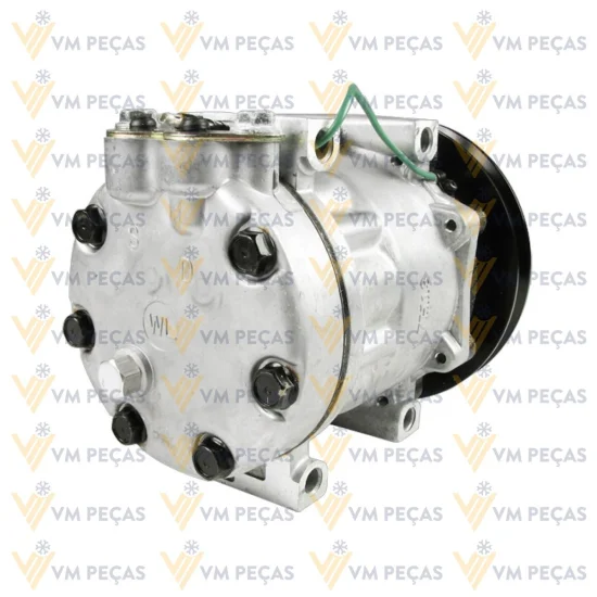 Compressor Sanden SD7H13 Komatsu WA470 /Case /Caterpillar Escavadeira 321, 1B, 24v [importado]
