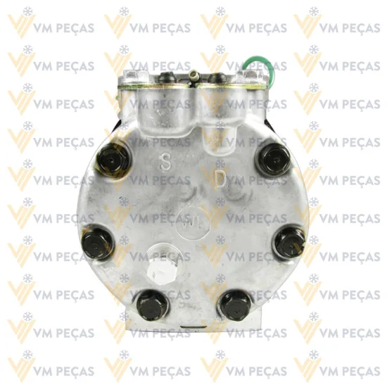 Compressor Sanden SD7H13 Komatsu WA470 /Case /Caterpillar Escavadeira 321, 1B, 24v [importado]