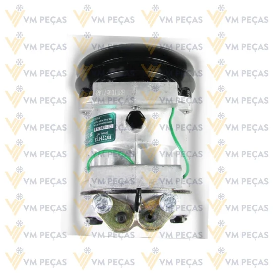 Compressor Sanden SD7H13 Komatsu WA470 /Case /Caterpillar Escavadeira 321, 1B, 24v [importado]