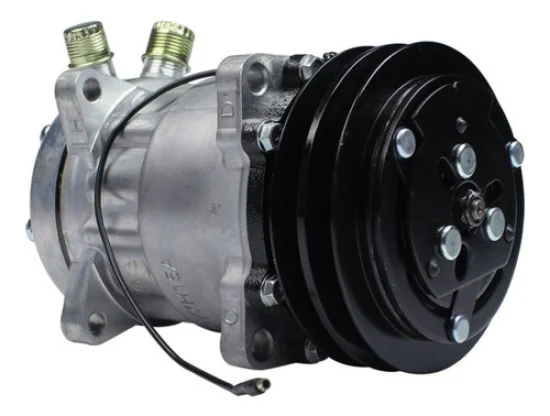 Compressor Sanden SD7H15, Orelha, 2A, 12v, Vertical 8x10 [importado]