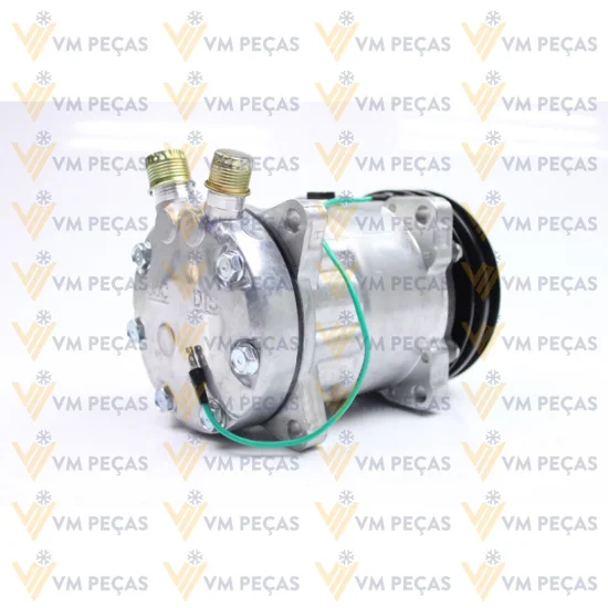 Compressor Sanden SD7H15, Orelha, 2A, 24v, Vertical 8x10 [importado]