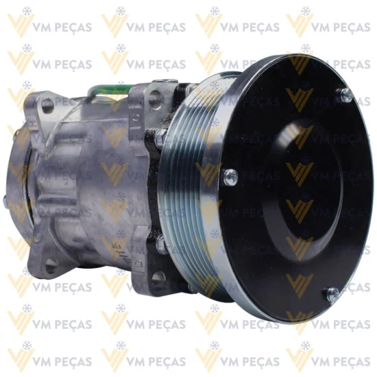 Compressor Sanden SD7H15, Orelha, Caterpillar, 8pk 132mm, 24v [importado]