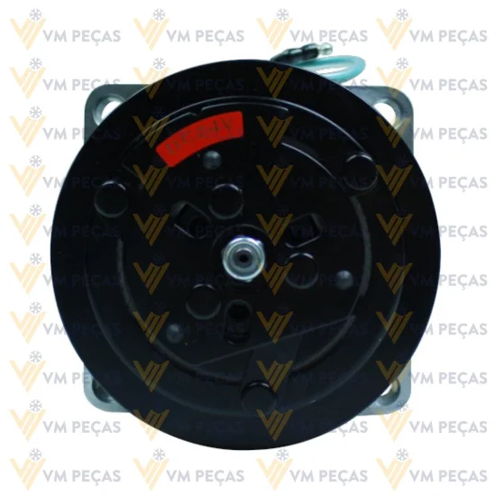 Compressor Sanden SD7H15, Orelha, Volvo, 2A 136mm, 24v [importado]