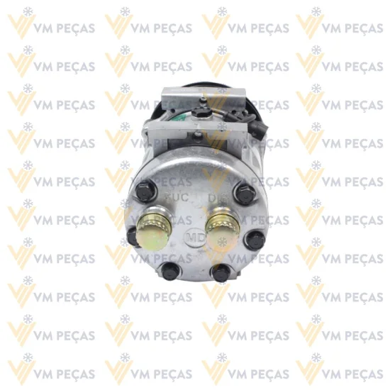 Compressor Sanden SD7H15, Passante, 1A, 12v, Saida Horizontal 12x12, Case, Tector Caminhao [importado]
