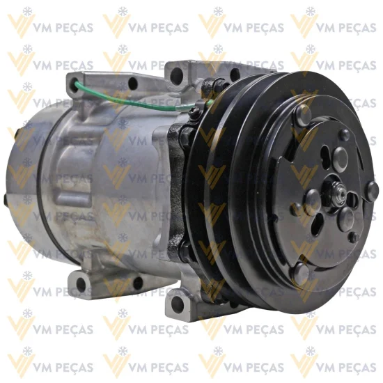 Compressor Sanden SD7H15, Passante, 2A, 12v, Horizontal 8x10[importado]