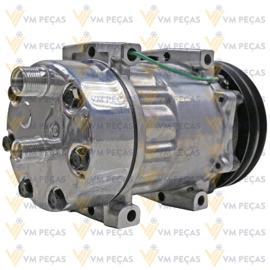 Compressor Sanden SD7H15, Passante, 2A, 12v, Horizontal 8x10[importado]
