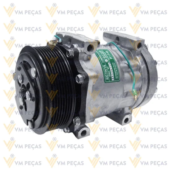 Compressor Sanden SD7H15, Passante, 8pk 119mm, 24v, Flex [importado]