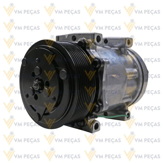 Compressor Sanden SD7H15, Passante, 8pk 119mm, 24v, Flex [importado]