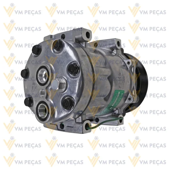 Compressor Sanden SD7H15, Passante, 8pk 119mm, 24v, Flex [importado]