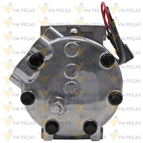 Compressor Sanden SD7H15, Passante, 8pk 124mm, 12v, JCB 535, 540 [importado]