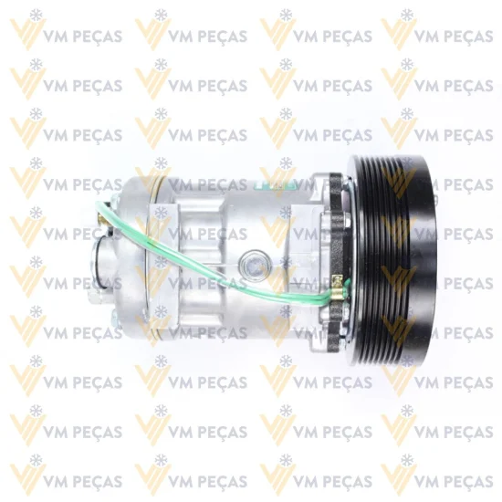 Compressor Sanden SD7H15, Passante, Caterpillar, 8pk 152mm, 24v [importado]