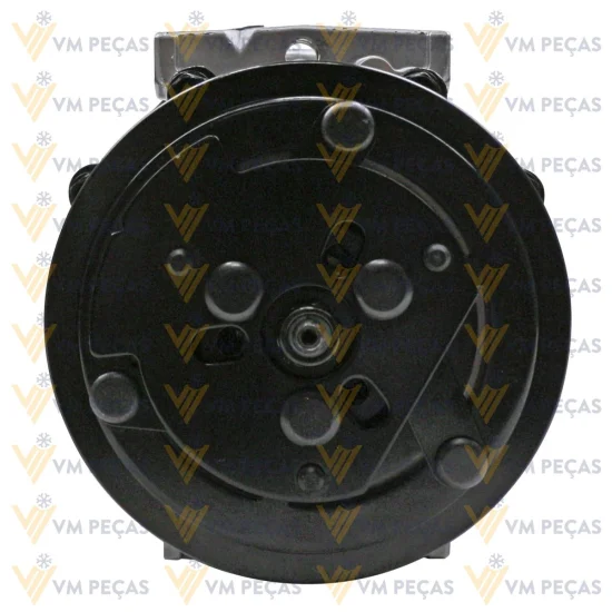 Compressor Sanden SD7H15, Passante, Caterpillar Retroescavadeira, 8pk 123mm, 12v [importado]