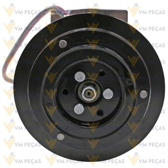 Compressor Sanden SD7H15, Passante, DAF XF105, 410, 460, 510, CF360, CF410 7pk 140mm, 24v [importado]