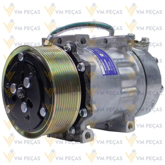 Compressor Sanden SD7H15, Passante, Scania, 10pk, 24v [importado]