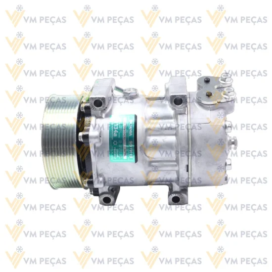 Compressor Sanden SD7H15, Passante, Scania, 10pk, 24v [importado]