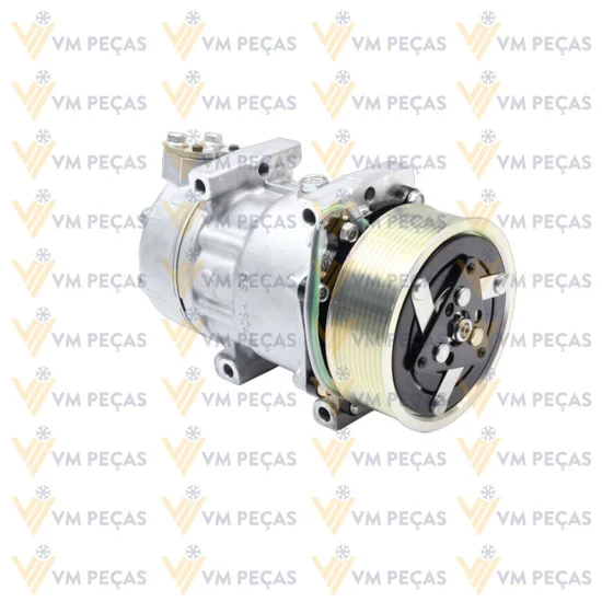 Compressor Sanden SD7H15, Passante, Scania, 10pk, 24v [importado]