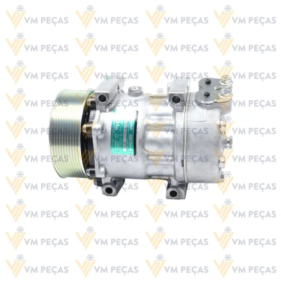 Compressor Sanden SD7H15, Passante, Scania, 10pk, 24v [importado]