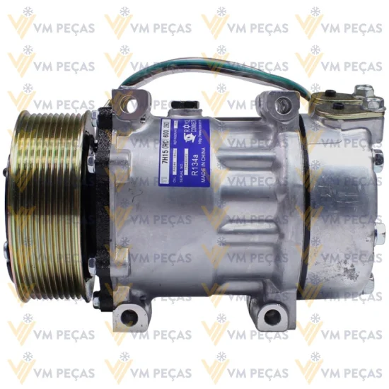 Compressor Sanden SD7H15, Passante, Scania, 10pk, 24v [importado]