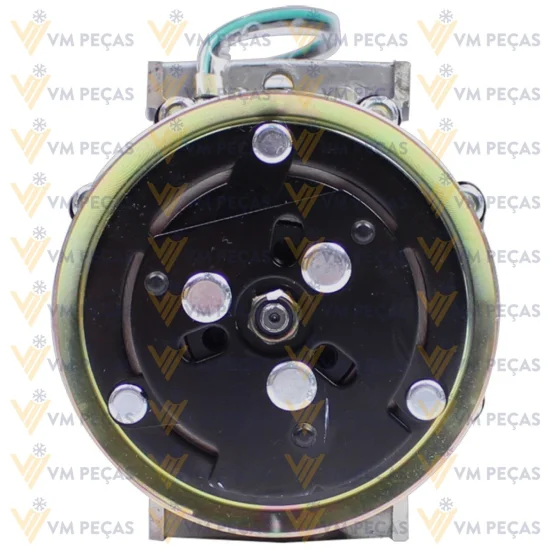 Compressor Sanden SD7H15, Passante, Scania, 10pk, 24v [importado]