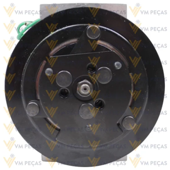 Compressor Sanden SD7H15, Passante, Volvo, 8pk 136mm, 24v [Saida Horizontal 8x10]