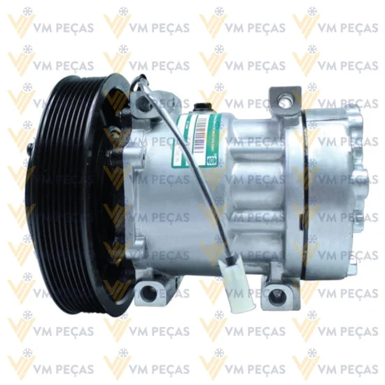 Compressor Sanden SD7H15, Passante, Volvo, 8pk 180mm, 24v [importado]