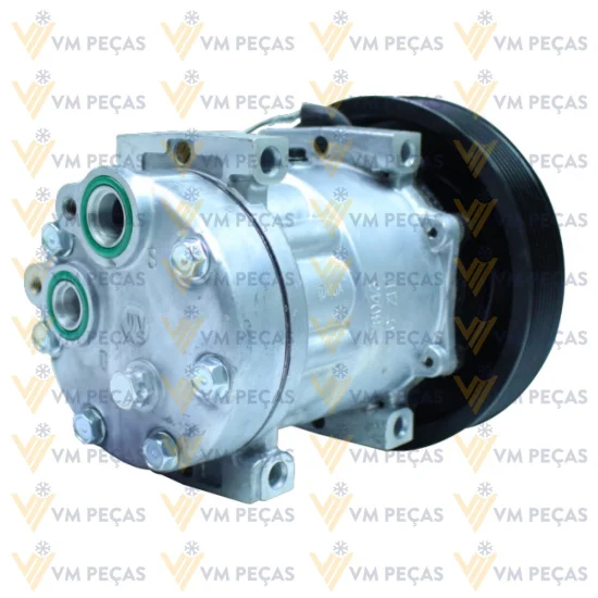 Compressor Sanden SD7H15, Passante, Volvo, 8pk 180mm, 24v [importado]