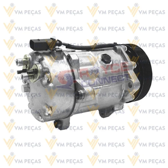 Compressor Sanden SD7V16 VW Golf 2001> /Audi A3 2001 6pk 119mm [importado]