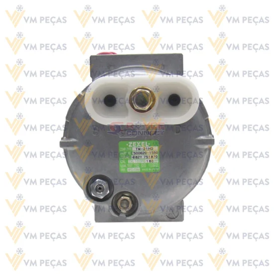 Compressor Seltec TM21, Passante, 2A, 12v, Caterpillar 416E [importado]