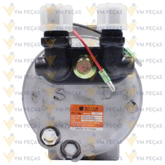 Compressor Seltec TM21, Passante, 2A, 12v, Caterpillar 416E [importado]