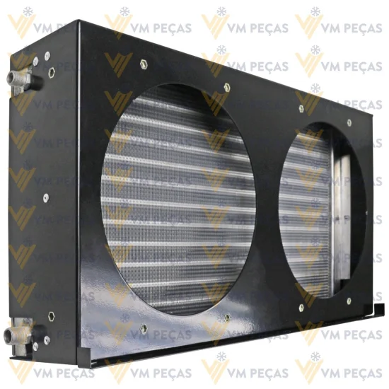 Condensador Caterpillar Pa Carregadeira 988G, 988H [Tubo Aleta] [Aluminio]