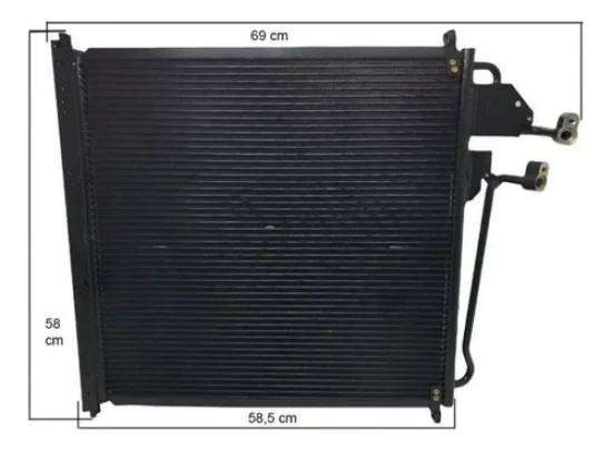 Condensador Ford Ranger 2.5, 2.8, 3.0 >2006 [Diesel]
