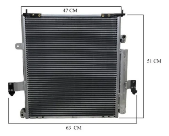 Condensador Mitsubishi L200 Triton Gasolina V6, Diesel 2012>