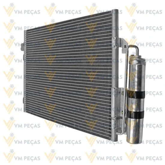 Condensador Renault Logan, Sandero >2013, Clio, Kangoo [Saida Lisa]