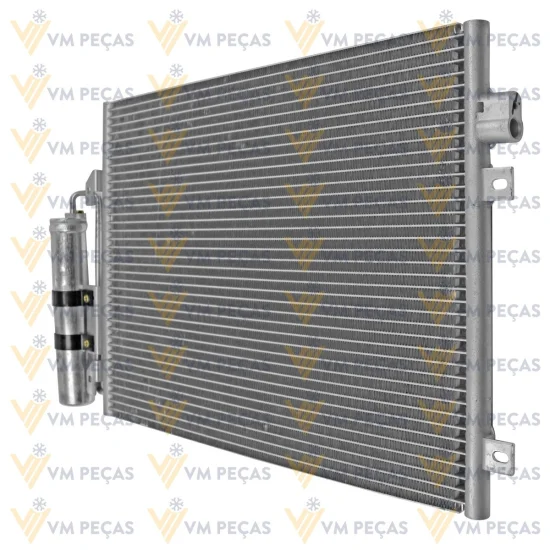 Condensador Renault Logan, Sandero >2013, Clio, Kangoo [Saida Lisa]