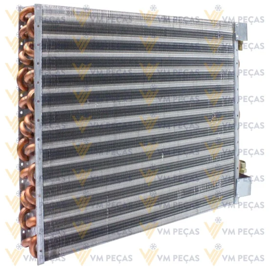 Condensador Universal 14x18 Saida Curva [Aleta] [3 Fileiras]