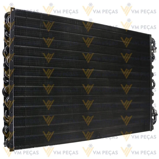 Condensador Universal 14x20 Saida Curva [Aleta] [3 Fileiras]