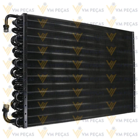 Condensador Universal 14x20 Saida Curva [Aleta] [3 Fileiras]