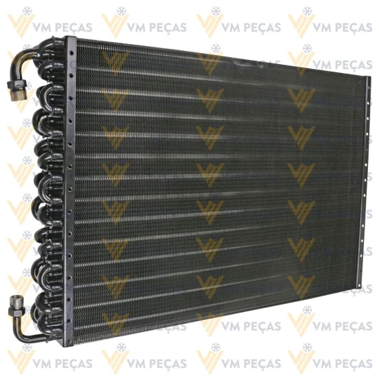 Condensador Universal 14x20 Saida Curva [Aleta] [3 Fileiras]