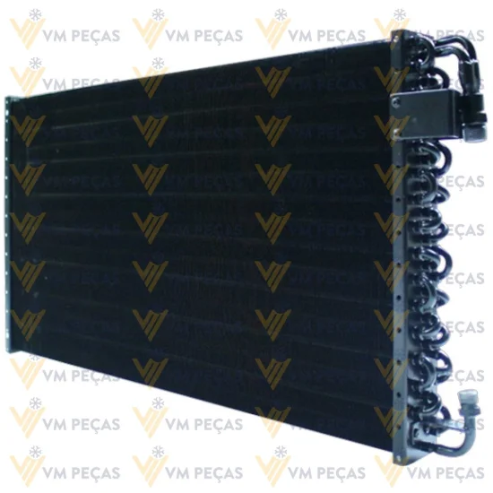 Condensador Universal 14x24 Saida Curva 3 Filas [Tubo Aleta]