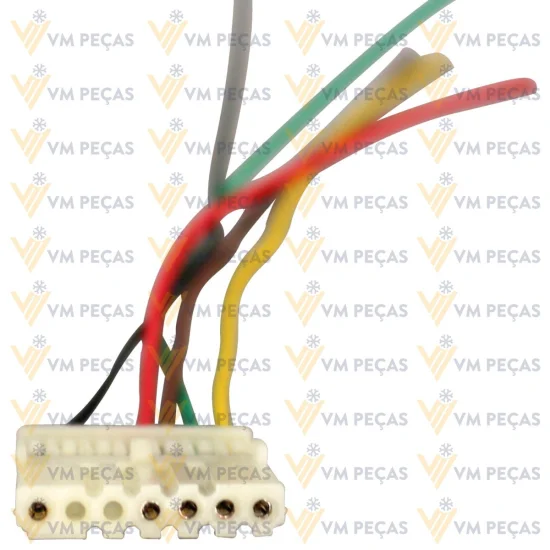 Conector para Comando A/C VW Gol, Parati, Saveiro G3, G4 2000 a 2007, Constellation