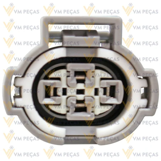 Conector para Pressostato Vw Gol, Parati, Saveiro G3, G4 2000 a 2007 /Fiat Uno Fire >2009, Tempra, Tipo /Lifan X60
