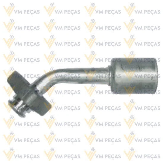 Conexao Block Fiting Aluminio 10x45 [com Clip]