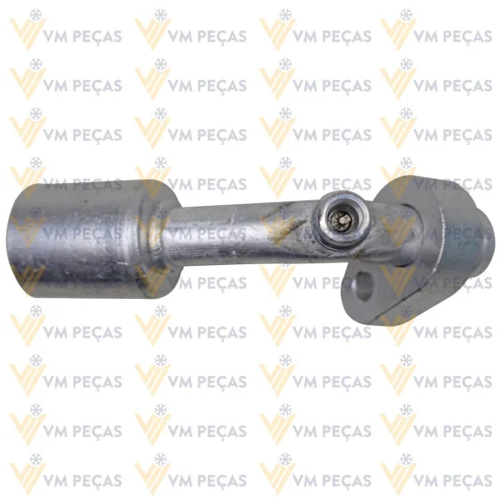 Conexao Block Fiting Aluminio 10x45 com Ventil R134 [com Clip]