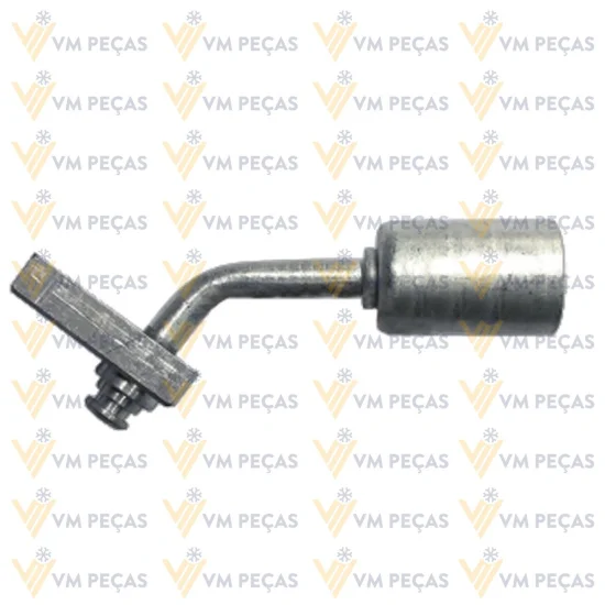 Conexao Block Fiting Aluminio 6x45 [com Clip]
