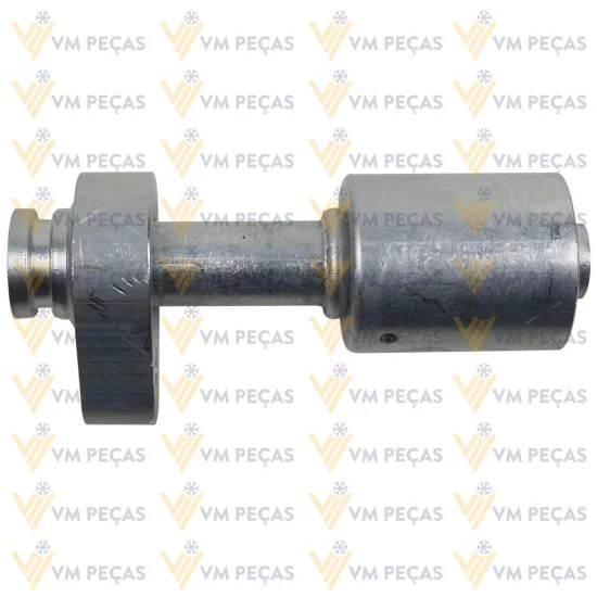 Conexao Block Fiting Radial Aluminio 10 Reta [com Clip]
