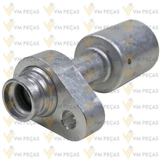 Conexao Block Fiting Radial Aluminio 10 Reta [com Clip]