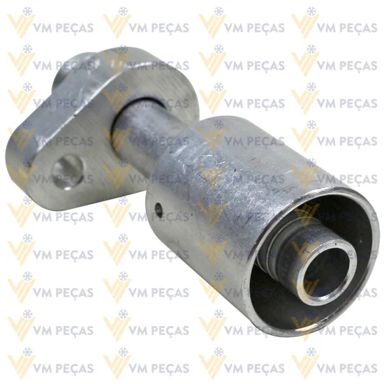 Conexao Block Fiting Radial Aluminio 10 Reta [com Clip]